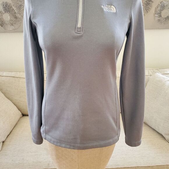 The North Face Rosette 1/4 Zip Fleece Pullover sz Sm - Picture 4 of 13